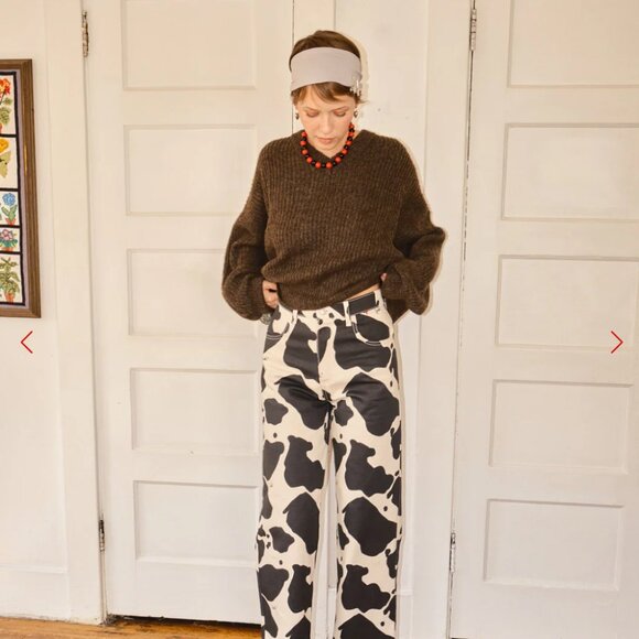 Lisa Says Gah Robyn cow pants - Picture 2 of 8